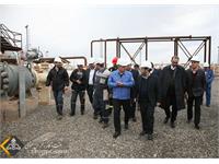 بازدید مدیر عامل نفت مرکزی از منطقه عملیاتی سراجه قم 21