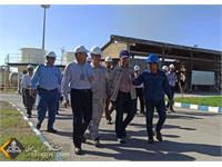 بازدید سرپرست مدیریت امورفنی شرکت نفت مناطق مرکزی ایران از مناطق عملیاتی شرکت بهره برداری نفت و گاز غرب 3