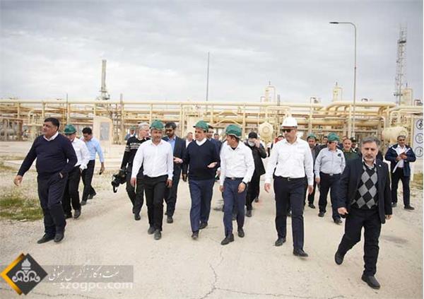 بازدید مدیرعامل شرکت ملی نفت ایران از تأسیسات شرکت نفت مناطق مرکزی ایران در استان فارس 9