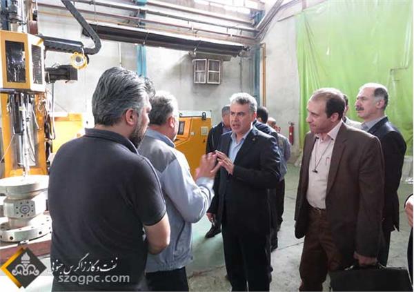 بازدید مدیرعامل نفت مرکزی از مجموعه تامین‌کننده تجهیزات صنعت نفت 7