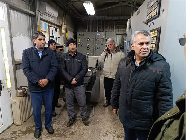 بازدید مدیر عامل نفت مناطق مرکزی ایران از منطقه عملیاتی خانگیران 6