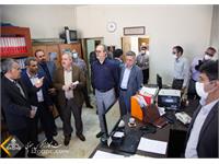 بازدید مدیرعامل و جمعی از مدیران ستادی از انبارهای کالا و تجهیزات نفت مرکزی 17