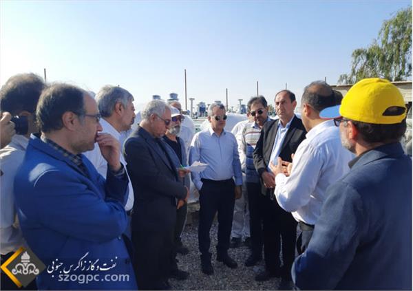 گزارش تصویری بازدید مدیرعامل شرکت نفت مناطق مرکزی ایران از منطقه عملیاتی چشمه خوش 8