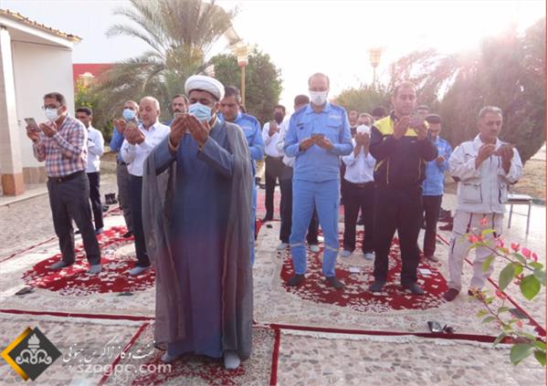 نماز عید سعید فطر منطقه عملیاتی پارسیان 3