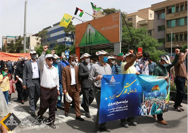 راهپیمایی روز قدس شیراز 1