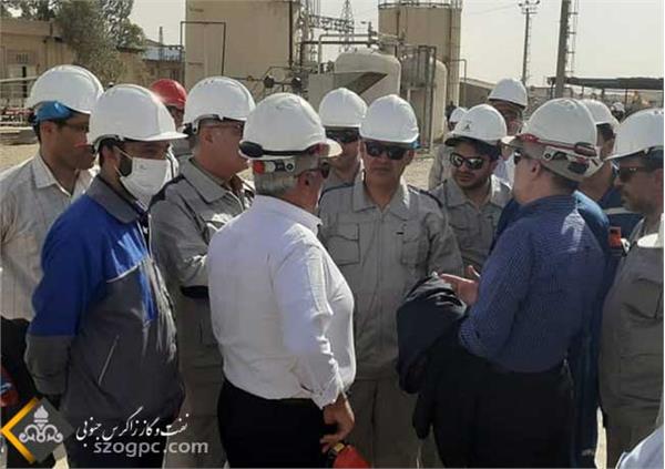 دومین روز بازدید مدیرعامل شرکت نفت مناطق مرکزی ایران از مناطق عملیاتی غرب کشور 1