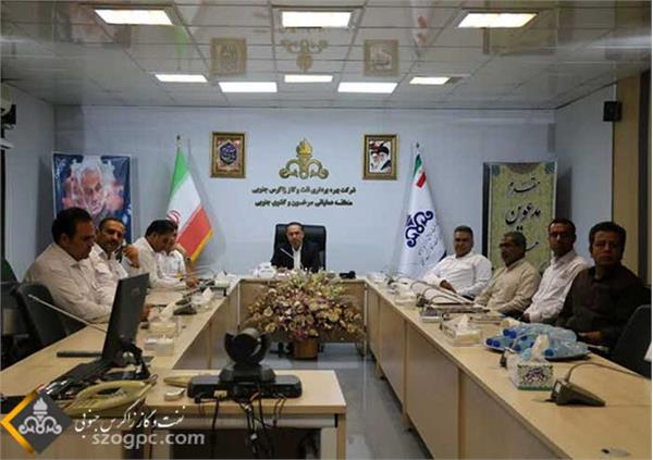 آیین معارفه و تودیع سرپرست مدیریت عملیات شرکت بهره‌برداری نفت و گاز زاگرس جنوبی 3