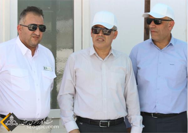 بازدید مدیرعامل شرکت نفت مناطق مرکزی ایران از ایستگاه‌ تقویت فشارگاز منطقه بیات دهلران 3