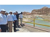 بازدید مدیرعامل نفت‌ مناطق مرکزی ایران از میدان‌های گازی باباقیر و بانکول 15