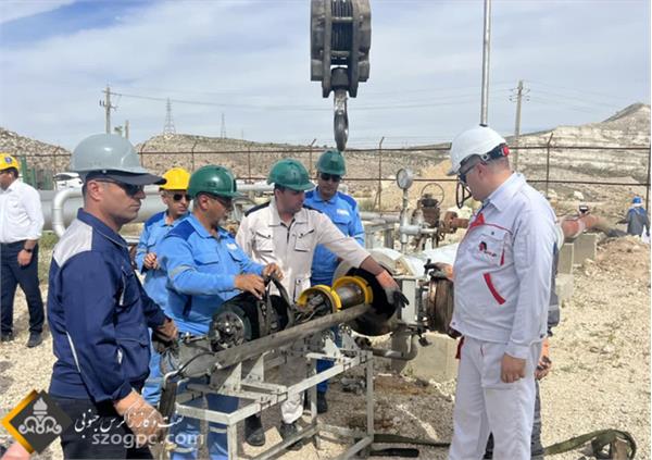 نخستین توپک هوشمند تمام ایرانی در میدان گازی تابناک با موفقیت رانده شد 6