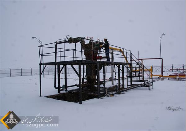برودت و سرمای شدید مانع تلاش کارکنان نفت و گاز شرق نیست 9