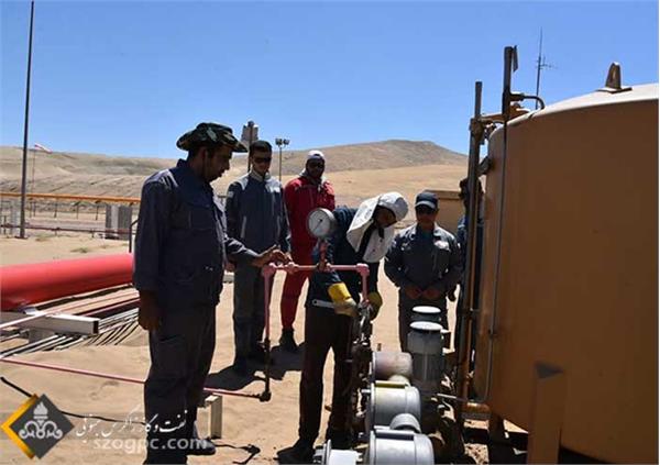 تولید پایدار گاز در شرکت بهره برداری نفت و گاز شرق 6