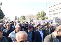 حضور کارکنان شرکت بهره‌برداری نفت و گاز زاگرس جنوبی در راهپیمایی ۲۲ بهمن 1403 14