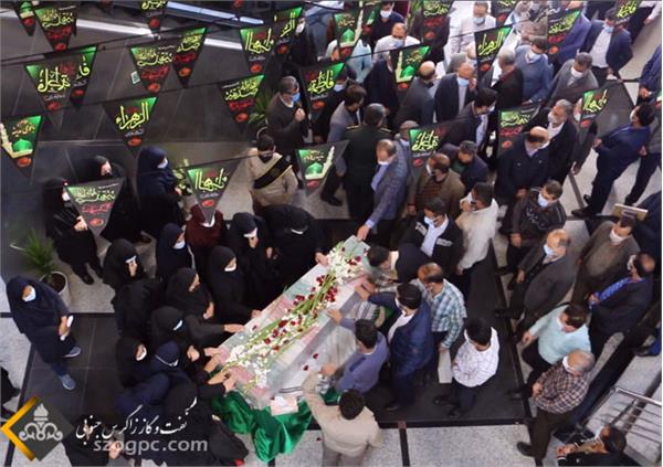 میزبانی شرکت بهره برداری نفت و گاز زاگرس جنوبی از شهید گمنام