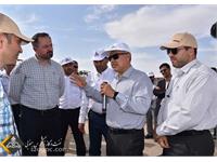 بازدید مدیر نظارت بر تولید نفت و گاز شرکت ملی نفت ایران و مدیرعامل نفت مرکزی از منطقه عملیاتی خانگیران 18
