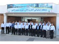 بازدید مدیر عامل، اعضاء هیأت مدیره و جمعی از روسای ستادی از مناطق عملیاتی آغار و دالان و نار و کنگان با محوریت دیدار نوروزی 5