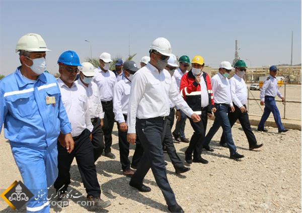 بازدید مهندس حیدری از پالایشگاه فراشبند 17