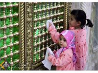آیین غبارروبی ضریح حرم حضرت معصومه(س) توسط کارکنان شرکت نفت مناطق مرکزی ایران 1