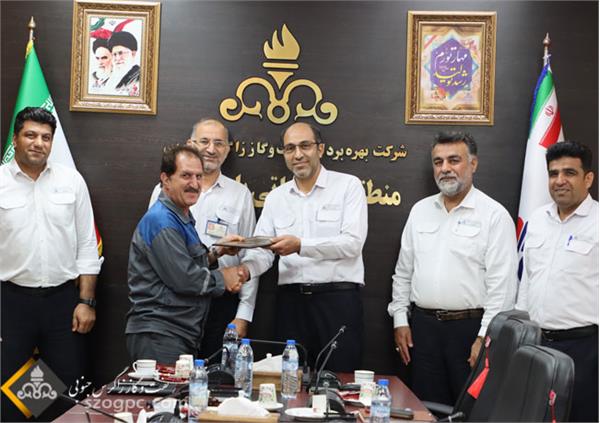 کارگران نمونه منطقه عملیاتی پارسیان 2