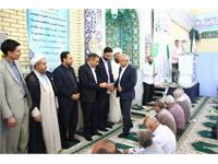 حضور مدیر عامل شرکت بهره‌برداری نفت و گاز زاگرس به دعوت از امام جمعه سروستان 1