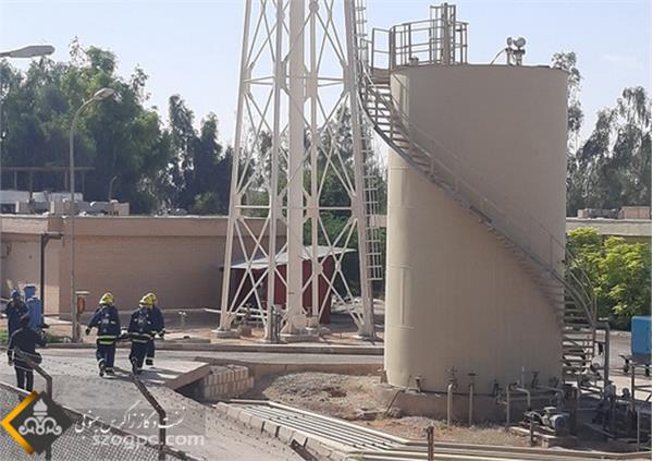 مانور مقابله با نشت نفت و گاز و آتش سوزی در تاسیسات نفت شهر برگزار شد 7