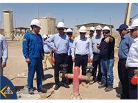 بازدید مدیر عامل شرکت نفت مناطق مرکزی ایران از میدان نفتی دانان 7