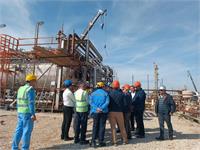 بازدید مدیر عامل شرکت بهره‌برداری نفت و گاز زاگرس جنوبی و هیات همراه از مناطق عملیاتی 20