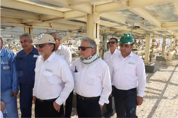 بازدید مدیر عامل شرکت بهره برداری نفت و‌گاز زاگرس جنوبی از ناحیه آغار و منطقه عملیاتی پارسیان 4