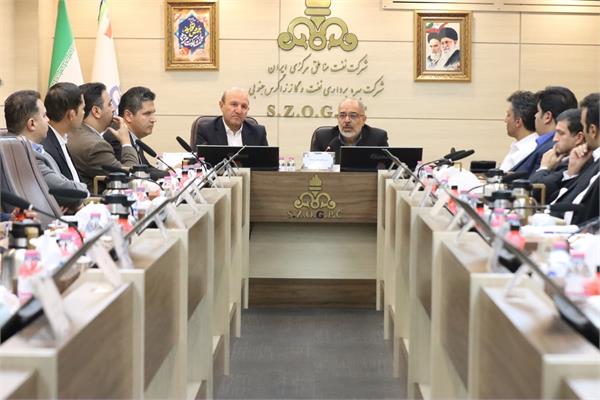 معارفه بازرسان منطقه سه سازمان بازرسی کشور در شرکت بهره‌برداری نفت و گاز زاگرس جنوبی 3