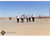 بازدید مشاور مدیر نظارت بر طرح های عمرانی مناطق نفتخیز از منطقه عملیاتی خانگیران 10