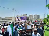 حضور گسترده کارکنان شرکت زاگرس جنوبی در راهپیمایی روز قدس 22