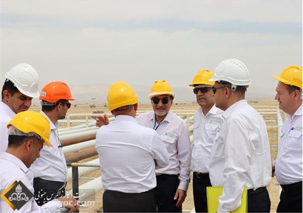 بازدید مدیر عامل شرکت نفت و گاز زاگرس جنوبی از منطقه عملیاتی پارسیان-ناحیه وراوی و ایثار 19
