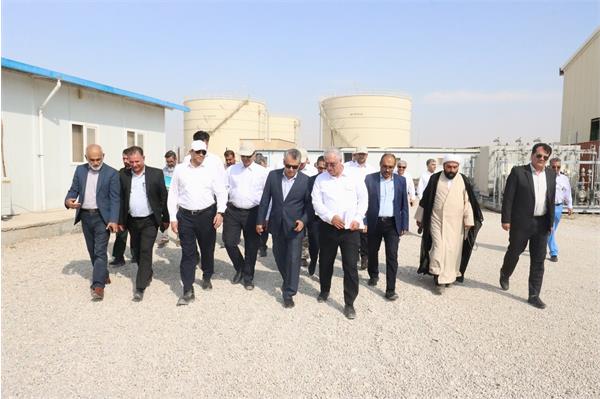 بازدید مدیرعامل نفت مرکزی از میدان نفتی خشت 10