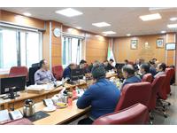 جلسه ای با حضور مدیر عامل و روسای خدمات پشتیبانی مناطق عملیاتی 10