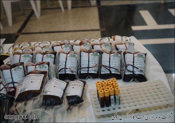 اهداء بیش از ۵۶ هزار سی سی خون توسط کارکنان زاگرس جنوبی