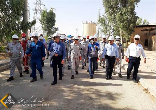 دومین روز بازدید مدیرعامل شرکت نفت مناطق مرکزی ایران از مناطق عملیاتی غرب کشور 3