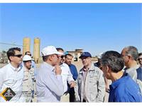 بازدید سرپرست مدیریت امورفنی شرکت نفت مناطق مرکزی ایران از مناطق عملیاتی شرکت بهره برداری نفت و گاز غرب 5