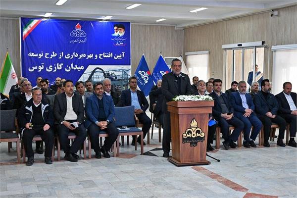 آیین بهره‌برداری از طرح توسعه میدان گازی توس و ایستگاه تقویت فشار دهلران 4