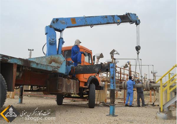 آغاز تعمیرات اساسی بدون توقف تولید در مراکز جمع آوری گاز منطقه عملیاتی آغار و دالان 2