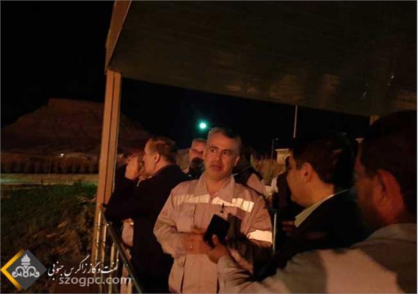 بازدید مدیرعامل شرکت نفت مناطق مرکزی ایران از پالایشگاه گاز ایلام 4