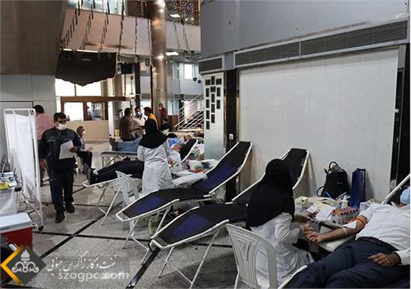 اهدا خون کارکنان زاگرس جنوبی 4