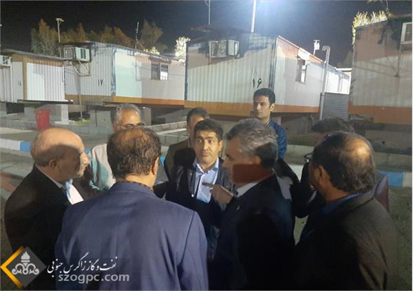 بازدید مدیرعامل شرکت نفت مناطق مرکزی ایران و هیات همراه از منطقه عملیاتی تنگ بیجار 7
