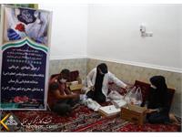 برگزاری اردوی جهادی بهداشتی ودرمانی بسیجیان منطقه عملیاتی پارسیان در روستاهای محروم  لامرد 8