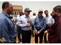 بازدید مدیرعامل نفت مرکزی از منطقه سراجه قم 7