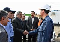 بازدید مدیرعامل شرکت ملی نفت ایران از میدان گازی توس 1
