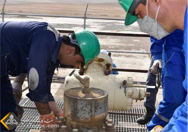 تعویض تاج چاه ۶۵ خانگیران شرکت بهره‌برداری نفت و گاز شرق 1