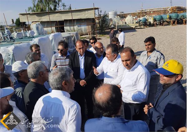 گزارش تصویری بازدید مدیرعامل شرکت نفت مناطق مرکزی ایران از منطقه عملیاتی چشمه خوش 15
