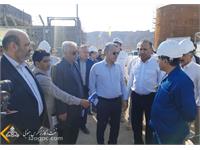 بازدید مدیرعامل و هیات همراه از منطقه عملیاتی و نمکزدایی دهلران و همچنین کارخانه ٣١٠٠ NGL 1