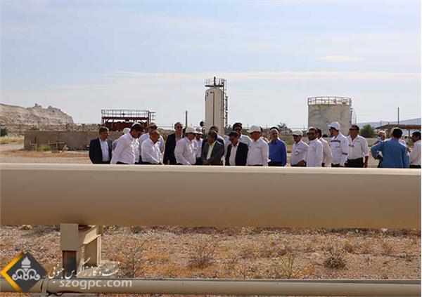 بازدید مدیر عامل شرکت نفت و گاز زاگرس جنوبی از منطقه عملیاتی پارسیان 34