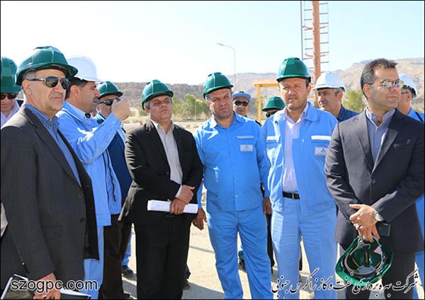 بازدید معاون مدیرعامل شرکت ملی نفت ایران در امور تولید از منطقه عملیاتی آغار و دالان